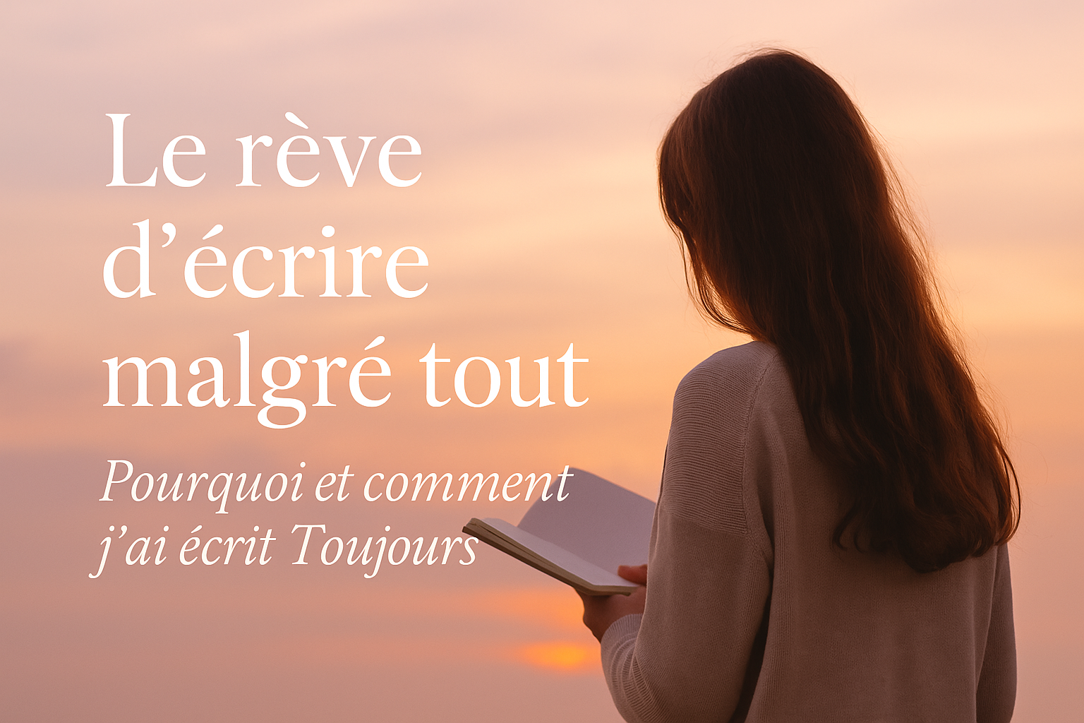 🌸 Pourquoi et comment j’ai écrit Toujours — le rêve d’écrire malgré tout