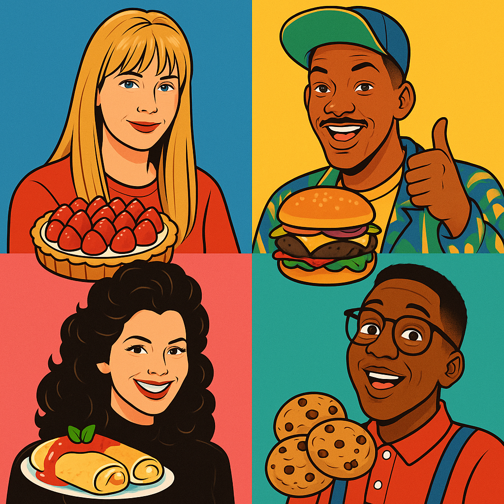 🍿 Quand les sitcoms avaient un goût de chocolat chaud : 4 séries cultes de notre jeunesse et les recettes qui vont avec