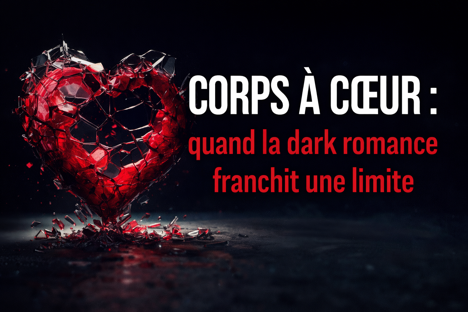 Corps à Cœur : peut-on tout écrire au nom de la dark romance ?